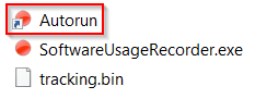 Autorun option in Software Usage Recorder